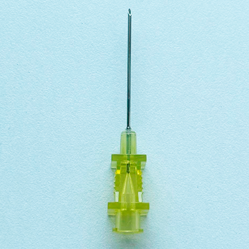 aguja de punción radial hares