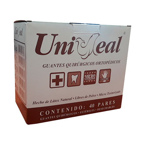 uniseal, guante quirúrgico para ortopedia