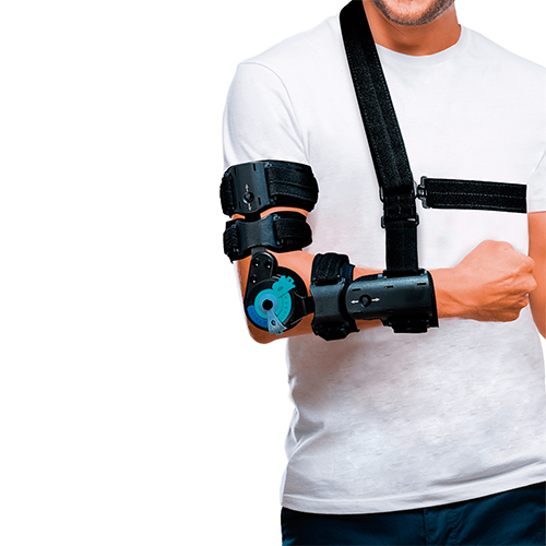 soporte para codo post operatorio graduable telescópico